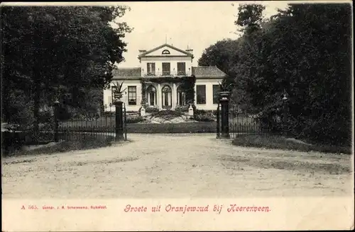 Ak Oranjewoud Friesland Niederlande, Huize Oranjewoud