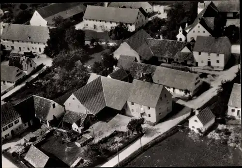 Ak Mitterstetten Elsendorf in der Hallertau, Luftaufnahme