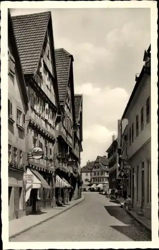 Ak Mosbach am Odenwald, Hauptstraße, Café