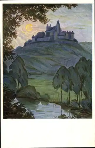 Künstler Ak Schwäbisch Hall in Württemberg, Komburg