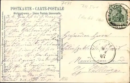 Ak Vellberg in Württemberg, Stöckenburg, Kirche, Teilansicht