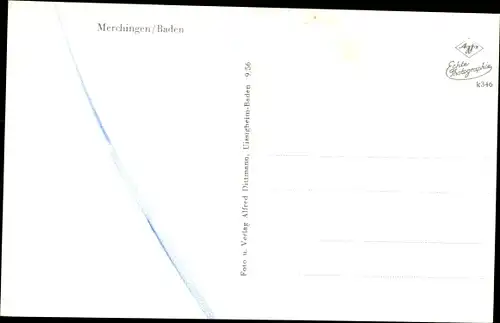 Ak Merchingen Ravenstein in Baden, Panorama vom Ort
