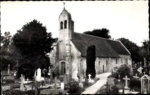 Ak Merville Franceville Calvados, L'Eglise