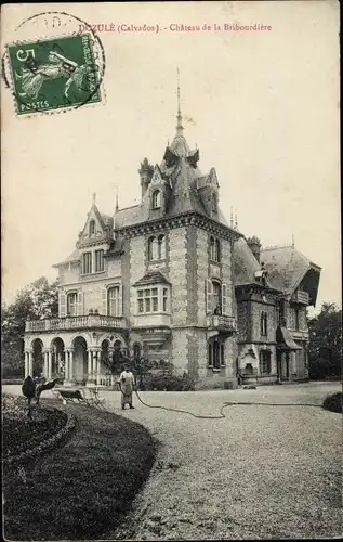 Ak Dozulé Calvados, Chateau de la Bribourdiere