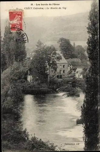 Ak Clécy Calvados, Le Moulin du Vey