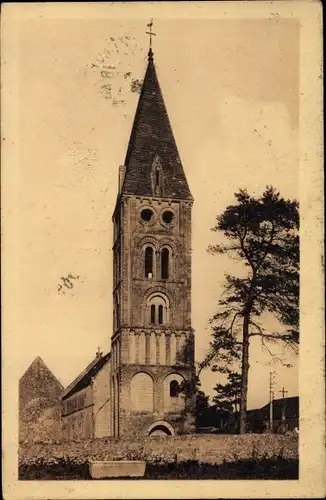 Ak Colleville sur Mer Calvados, L'Eglise