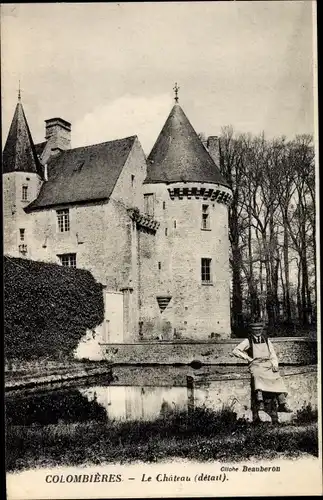 Ak Colombières Calvados, Le Chateau