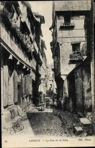 Ak Lisieux Calvados, Rue de la Paix