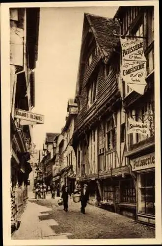 Ak Lisieux Calvados, La rue aux Fevres