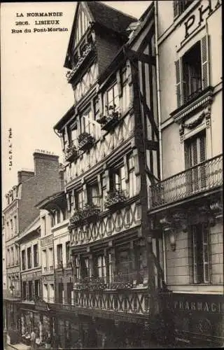 Ak Lisieux Calvados, Rue du Pont Mortain