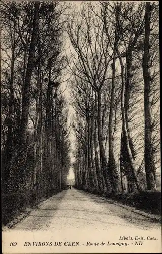 Ak Louvigny Calvados, Une Route