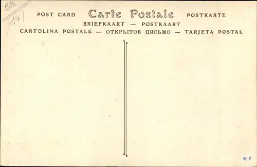 Ak La Houblonnière Calvados, Château, Teilansicht