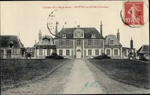 Ak Hottot en Auge Calvados, Château le la Haute Butte