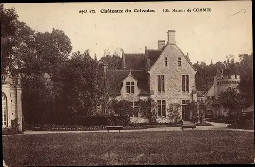 Ak Commes Calvados, Manoir de Commes