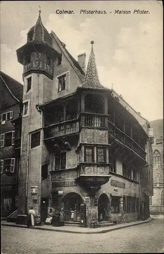 Ak Colmar Kolmar Elsass Haut Rhin, Pfisterhaus