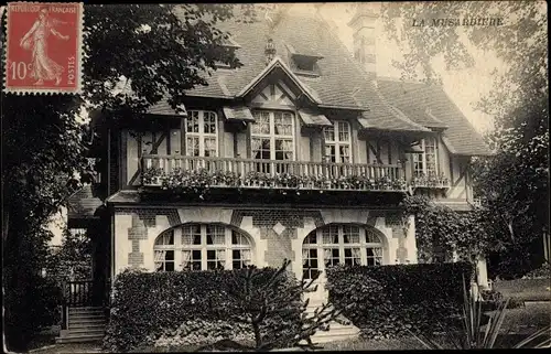 Ak Calvados Frankreich, La Musardiere, Villa