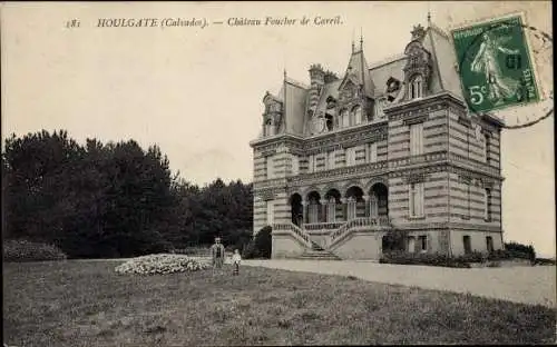 Ak Houlgate Calvados, Chateau Foucher de Careil