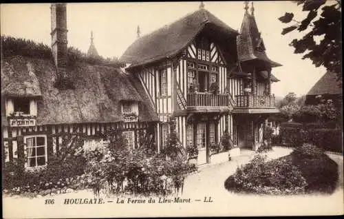 Ak Houlgate Calvados, La Ferme du Lieu Marot