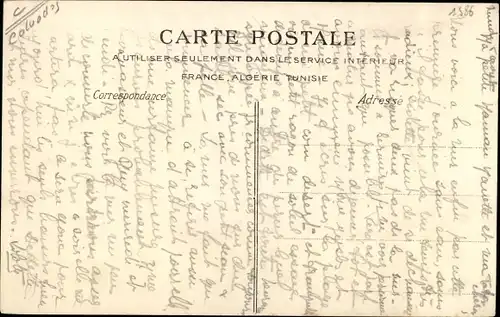 Ak Bernières sur Mer Calvados, Chateau de M. Mezaize