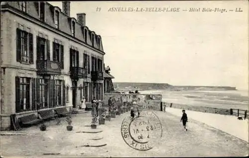 Ak Asnelles La Belle Plage Calvados, Hotel Belle Plage