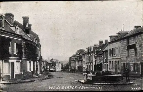 Ak Blangy Calvados, Straßenpartie