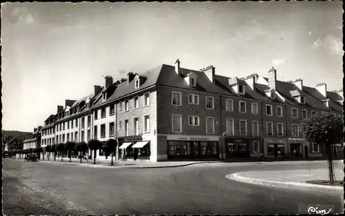 Ak Aunay sur Odon Calvados, Rue d'Harcourt