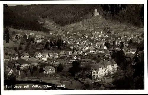 Ak Bad Liebenzell im Schwarzwald, Panorama, Talblick