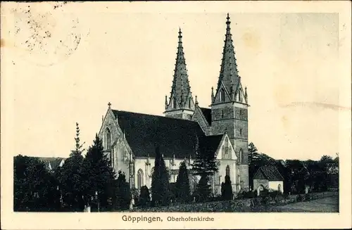 Ak Göppingen in Württemberg, Oberhofenkirche