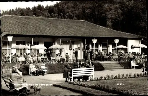 Ak Hirsau Calw im Nordschwarzwald, Gaststätte, Terrasse