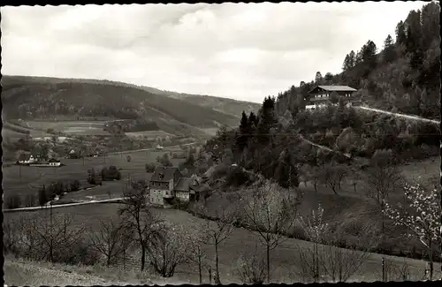 Ak Oberfinkenbach Rothenberg Oberzent im Odenwald, Panorama mit Hildegardhaus