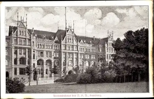 Ak Hamburg Mitte Altstadt, Verbandshaus des D.H.V.