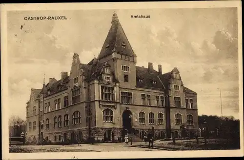 Ak Castrop Rauxel im Ruhrgebiet, Amtshaus