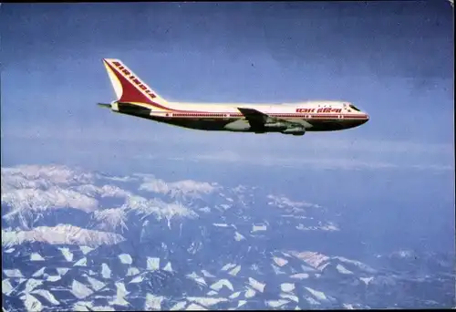 Ak Passagierflugzeug Boeing 747, Indische Fluggesellschaft Air India