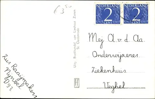 Ak Sint Oedenrode Nordbrabant Niederlande, Markt met Kiosk