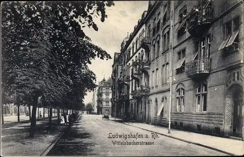 Ak Ludwigshafen am Rhein, Wittelsbacherstraße