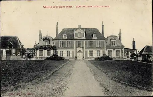 Ak Hottot en Auge Calvados, Château le la Haute Butte