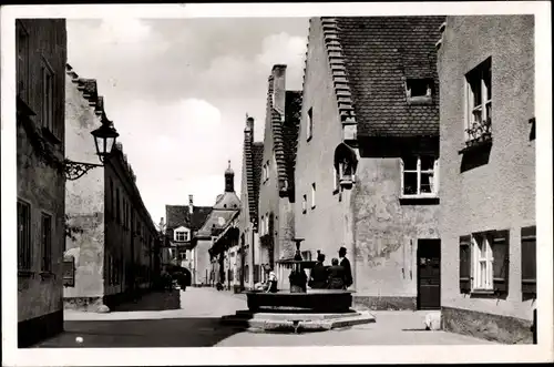 Ak Augsburg in Schwaben, Partie in der Fuggerei