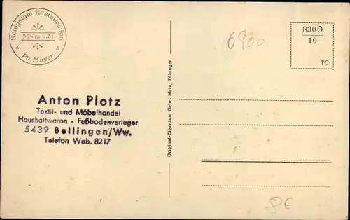 Ak Heidelberg am Neckar, Königstuhl, Aussichtsturm