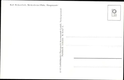 Ak Meckenheim in der Pfalz, Totalansicht vom Ort, Fliegeraufnahme, Hügelkette