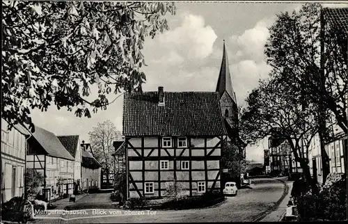 Ak Mengeringhausen Bad Arolsen Hessen, Blick vom oberen Tor