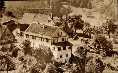 Ak Mettelbach Kirchenkirnberg Murrhardt in Württemberg, Pension Haus Sonneneck