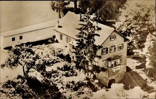 Ak Murrhardt in Württemberg, Gaststätte zum Hirschkeller, Luftbild