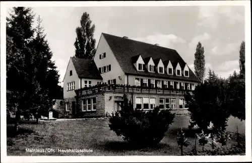 Ak Mainleus Oberfranken Bayern, Haushaltsschule