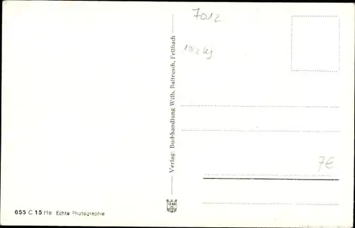 Ak Fellbach in Württemberg, Pauluskirche, Inneres