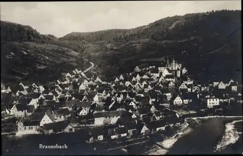 Ak Braunsbach Baden Württemberg, Totalansicht von Ort