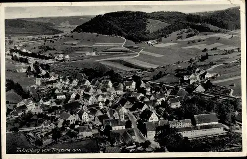 Ak Fichtenberg in Württemberg, Fliegeraufnahme vom Ort