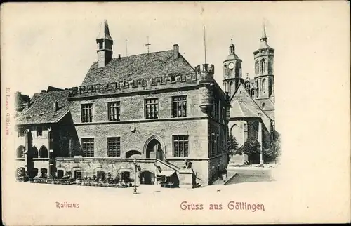 Ak Göttingen in Niedersachsen, Rathaus