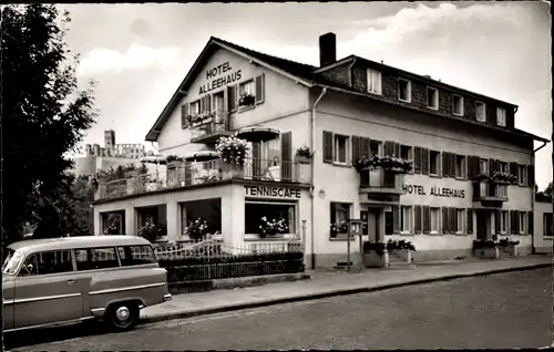 Ak Königstein im Taunus, Hotel Alleehaus Tenniskaffee, Oelmühlweg 1