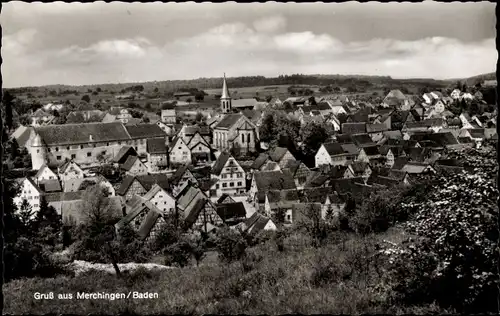 Ak Merchingen Ravenstein in Baden, Gesamtansicht