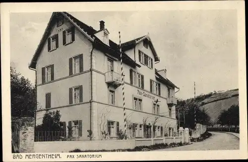 Ak Bad Mergentheim in Tauberfranken, Pax Sanatorium